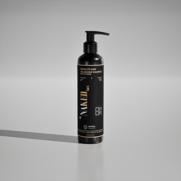 by NAKED fact Absolute Hair Volumizing Shampoo| Control Itchy Scalp, Frizz & Dryness | Intense PH balance | Anti-Pollution | Contains Soya protein, Hydrolysed Keratin, Vitamin-B5 & Caffeine | For All Hair Types | For Women & Men | 250ml