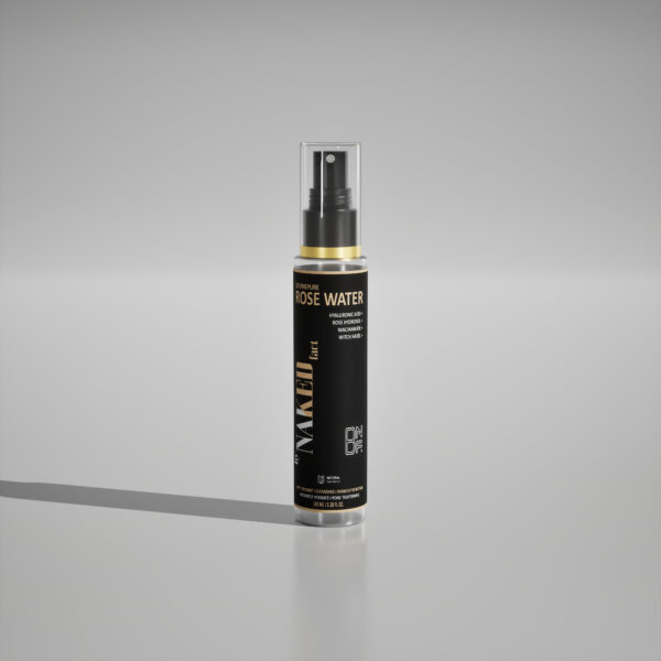by NAKED fact Rose Water| Facial Tonic Mist with Witch hazel, Rose Hydrosol & Niacinamide| Hydrates Plumps & Minimises Open Pores for Glowing Skin| Balances & Restores Skin's pH Levels| Alcohol Free | For All Skin Types| 100ml