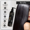 by NAKED fact Pro Repair Anti Hairfall Black Soil Shampoo| 5x Hair Fall Control Scalp cleaning & Strengthening | Contains Nardostachys Jatamansi, Omega 3 & Moringa Oleifera | For All Hair Types | For Women & Men | 250ml - Image 4