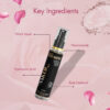 by NAKED fact Rose Water| Facial Tonic Mist with Witch hazel, Rose Hydrosol & Niacinamide| Hydrates Plumps & Minimises Open Pores for Glowing Skin| Balances & Restores Skin's pH Levels| Alcohol Free | For All Skin Types| 100ml - Image 3